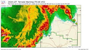 Tornado Warning Chicago: Severe Thunderstorm Alert Issued