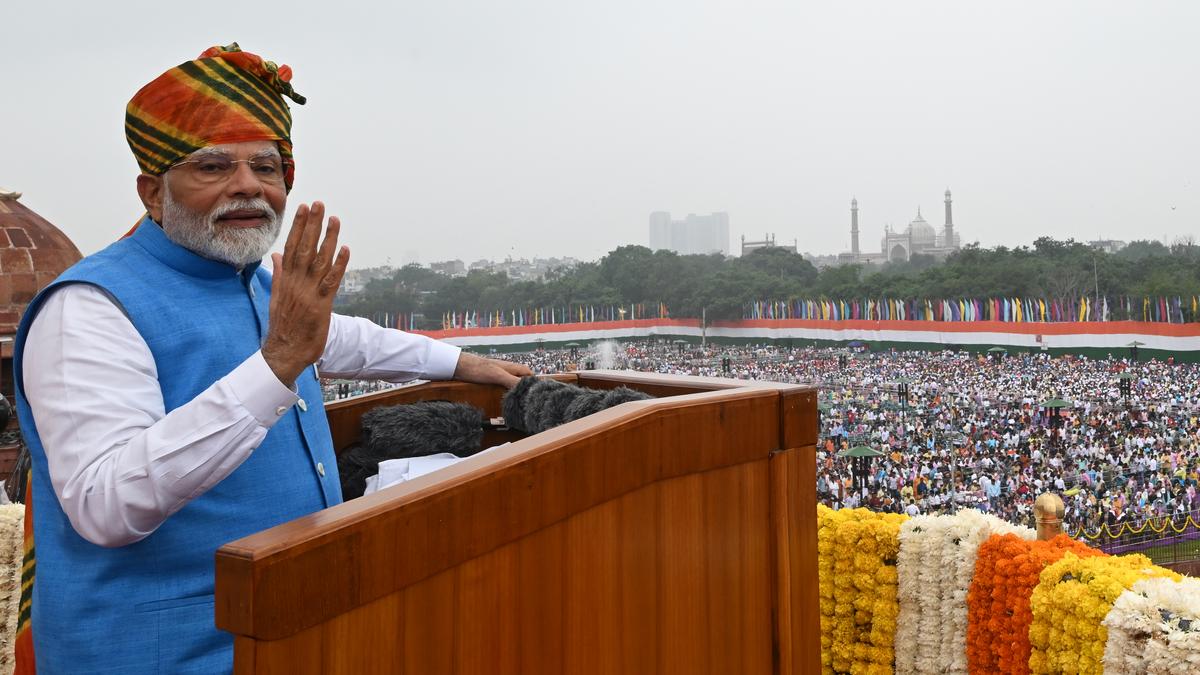 Five Pivotal Moments in PM Modi's Independence Day Speech